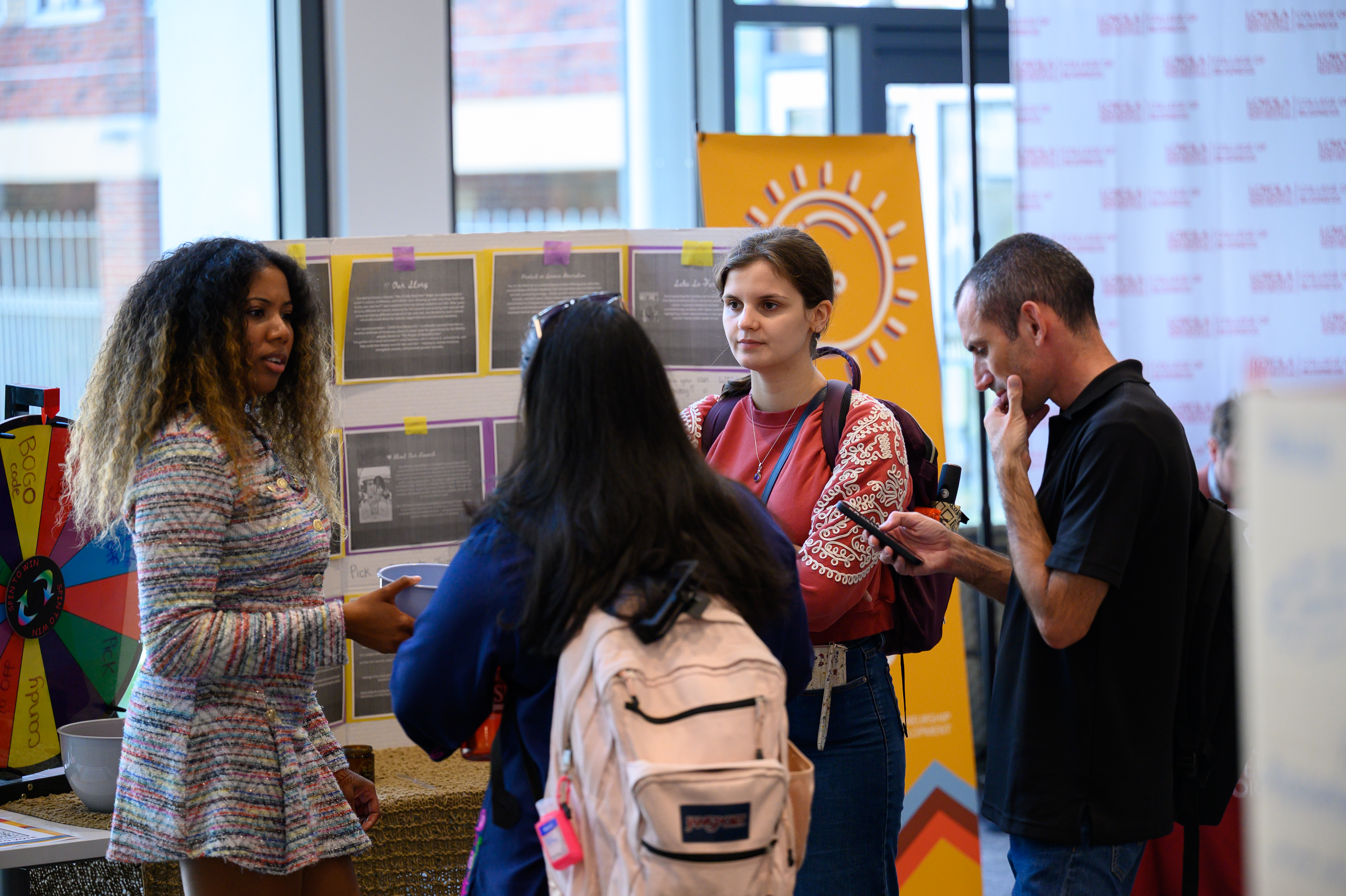 Side Hustle Expo action shot.