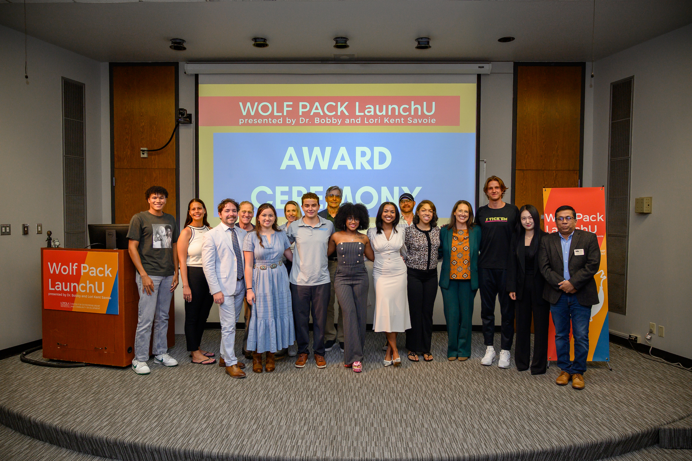 Wolf Pack LaunchU 2025 Finalist Group Photo