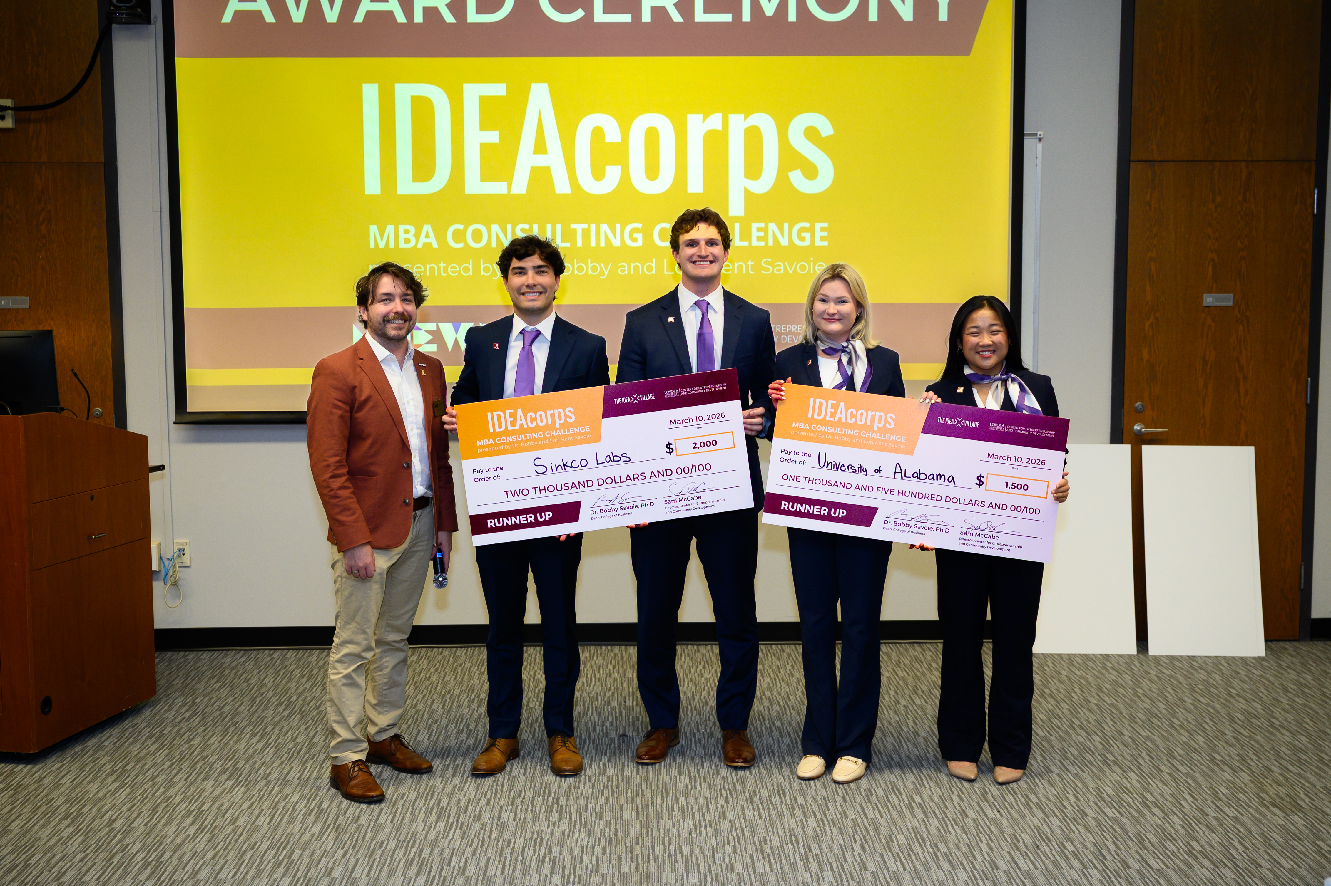 Univeristy of Alabama Runner-Up Group Photo